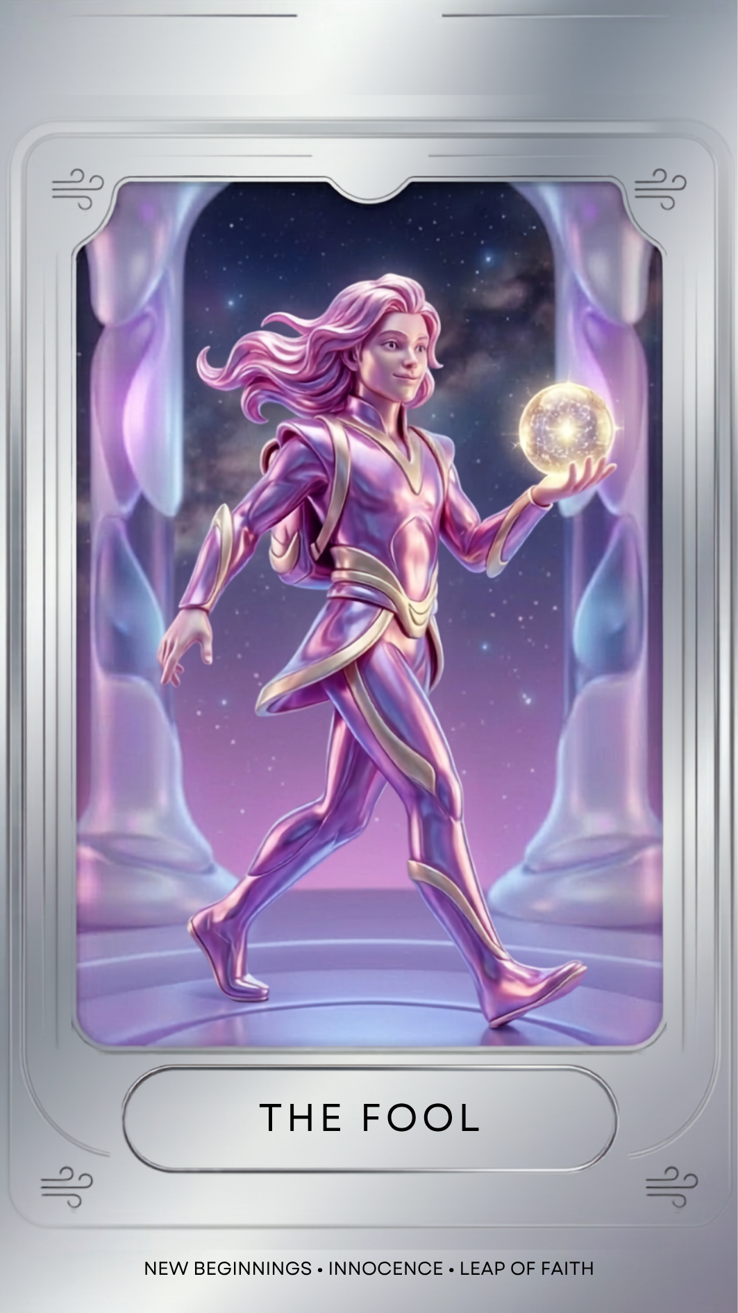 The Fool, one of the Tarot Journey card illustrations